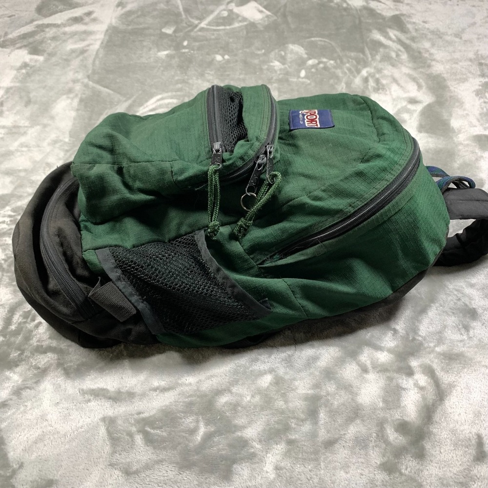 Vintage JanSport Backpack Day‎ Pack Green Made in USA… - Gem